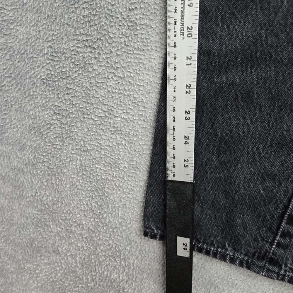 Levi's 501 Men Jeans 36X32 Black Denim Original Fit Straight Leg 29